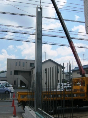 杭,山留め,シートパイル工事